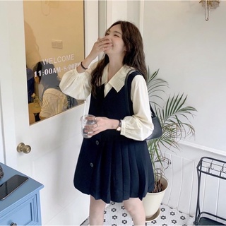 Set váy ulzzang dễ thương dáng xoè