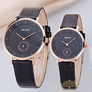 Đồng Hồ Nữ Kezzi 1080 Dây Da (Mua 1 đồng hồ TẶNG 1 vòng tay)