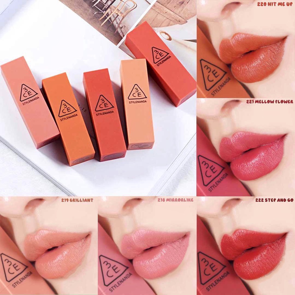 Son thỏi siêu lì Mood Recipe Matte Lip Color 3.CE - CHÍNH HÃNG HONGS BEAUTY