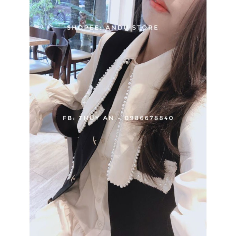 Set váy+áo vest Quảng Châu