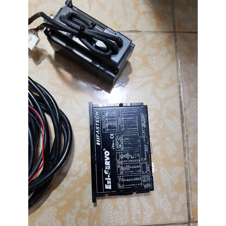 Bộ Ezi servo 400w chạy Step