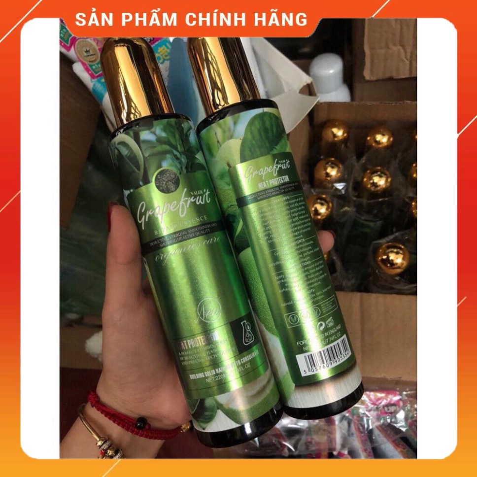 Xịt dưỡng tóc tinh dầu bưởi ORGANIC GRAPE FRUIT ( chai dài )