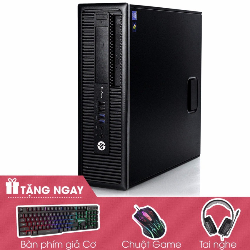 Máy tính để bàn HP ProDesk 600 G1 SFF ​​​​​​​(Core i7 4770, Ram 8GB, SSD 120GB, HDD 1TB) + Quà Tặng - Hàng Nhập Khẩu