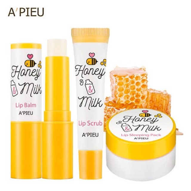 Tẩy da chết môi A'pieu Honey Milk Lip Scrub | BigBuy360 - bigbuy360.vn