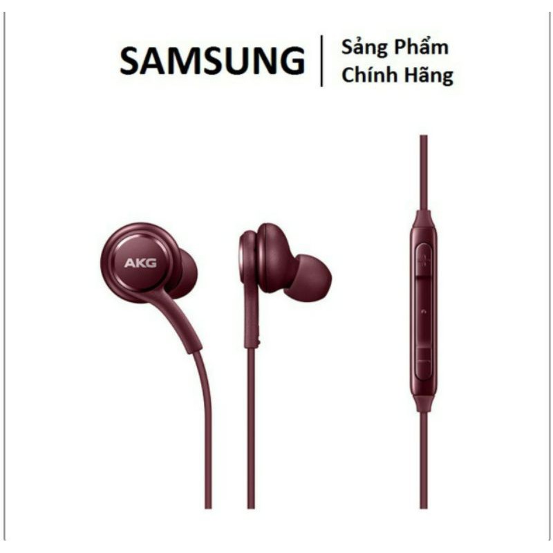 Tai Nghe AKG Samsung Galaxy S9 Màu Đỏ phiên bản đặc biệt - Bóc MáyChuẩn Zin(Có bánbuôn)