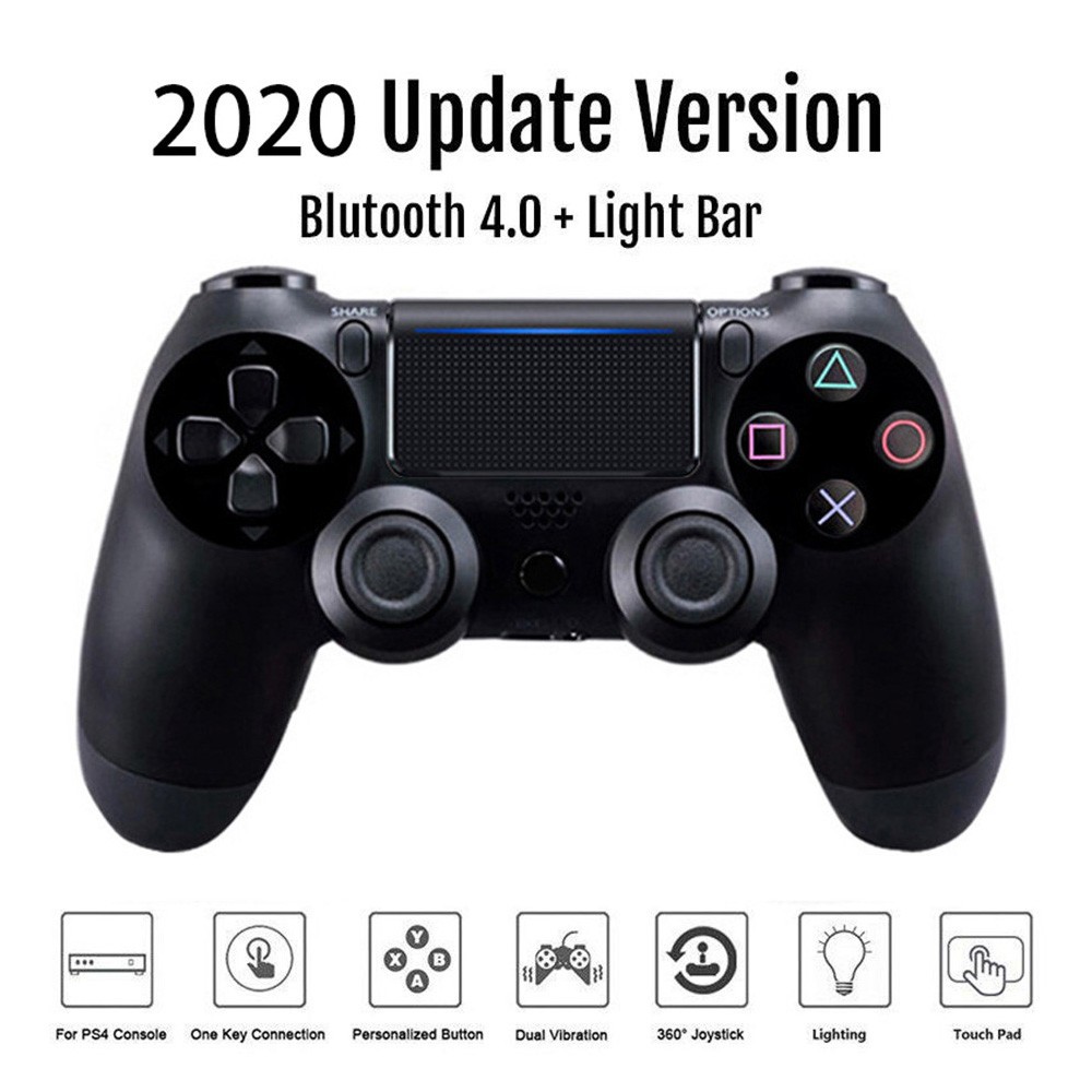 Tay Cầm Chơi Game Bluetooth Không Dây Cho Ps4 / Pc / Iphone / Android / Playstation 4 Dualshock Console Ps4Pro