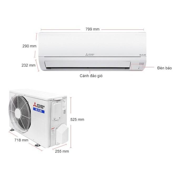 HP25VF - MIỄN PHÍ CÔNG LẮP ĐẶT - MÁY LẠNH MITSUBISHI ELECTRIC 1 HP MS-HP25VF - HCM