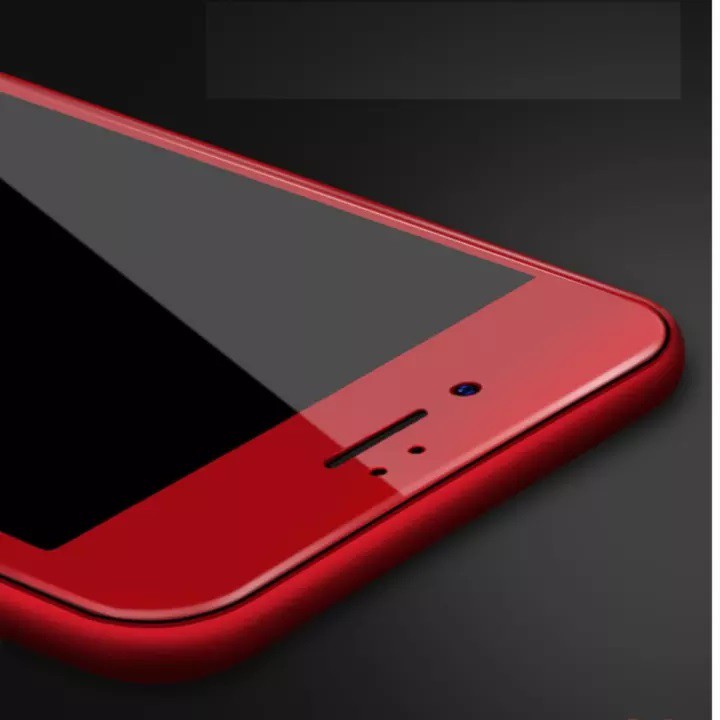 Kính cường lực full màn hình 4D màu đỏ Iphone 6,6s, 6plus, 7, 8, 7plus, 8plus