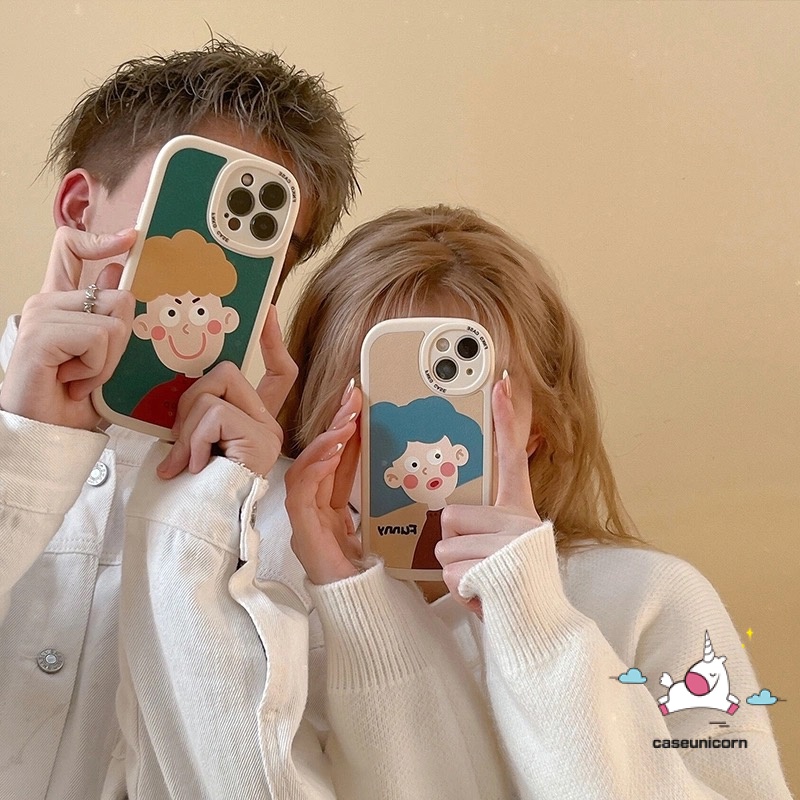 Ốp Điện Thoại Silicon Dẻo In Cặp Đôi Hoạt Hình iPhone 13 11 12 Pro MAX 7 8 Plus 6 6s Plus XR X XS MAX SE 2020 8plus 7plus