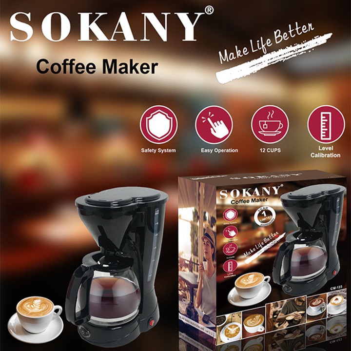 Máy pha cà phê gia đình, máy pha café Sokany