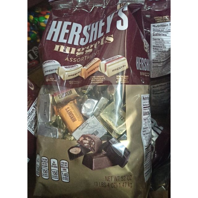 Chocolate hạnh nhân Hershey's Nuggets 145 viên - 1,47kg - MỸ