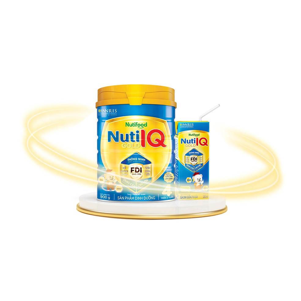 SỮA NUTI IQ GOLD STEP 3 MẪU MỚI LON THIẾC 1,5KG