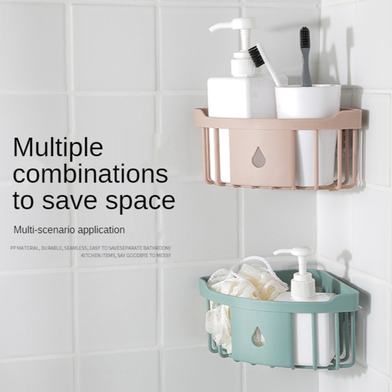 Kệ Để Bàn Chải Vệ Sinh Gắn Tường Hình Tam Giác Tiện Dụng