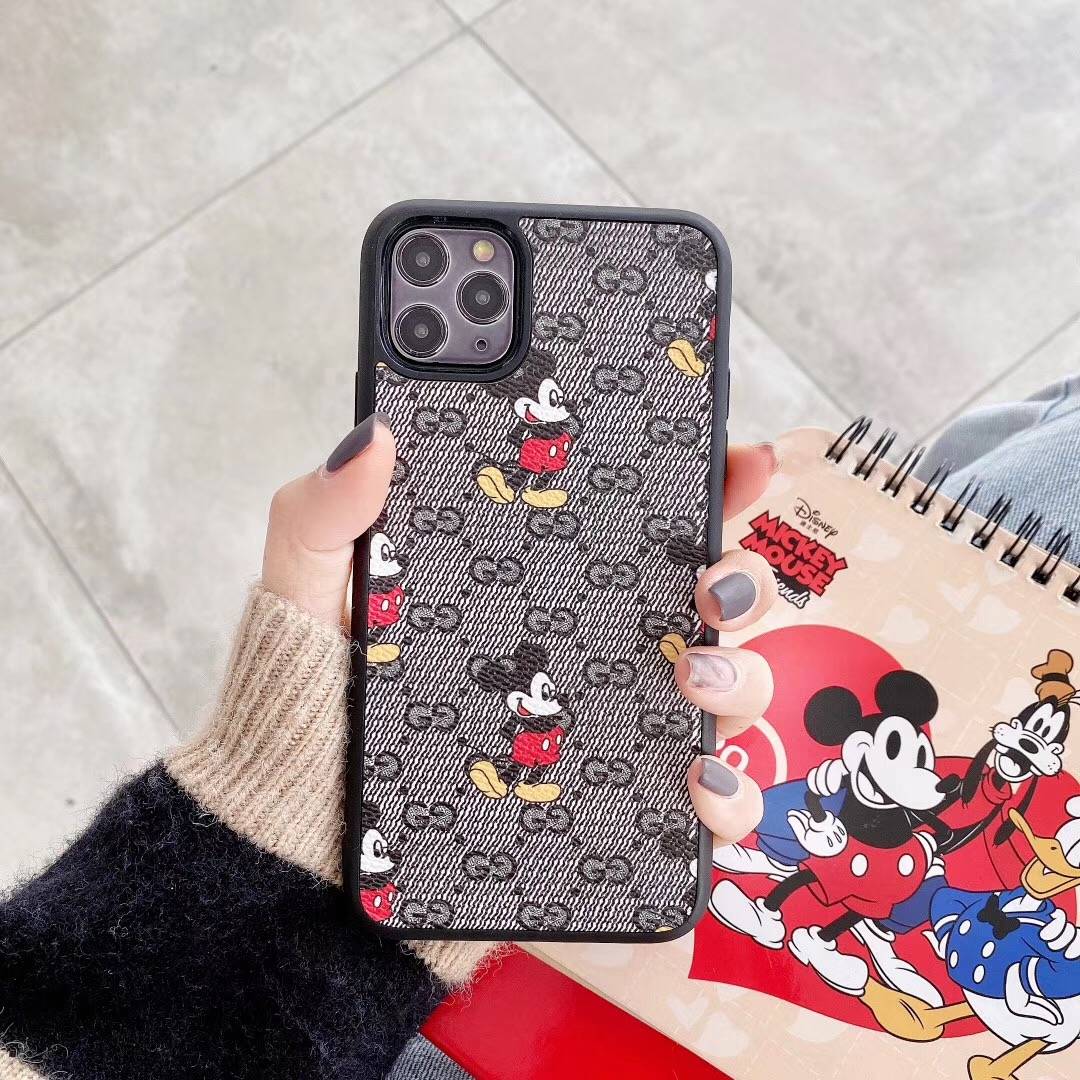 Ốp Điện Thoại Da Họa Tiết Gucci Mickey Cho Opporeno3 A31 F11Pro R17 Ax7Pro R15 R11 R9Plus F9 | BigBuy360 - bigbuy360.vn