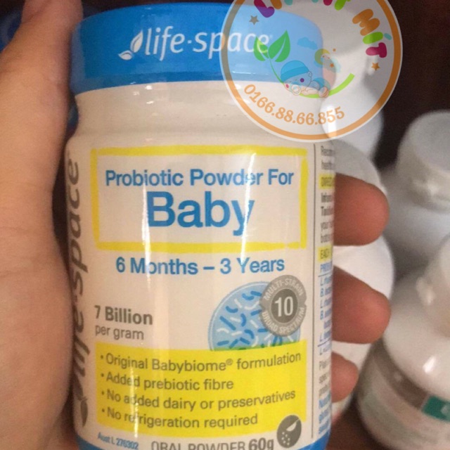 Men vi sinh Life Space Probiotic Powder for Baby 