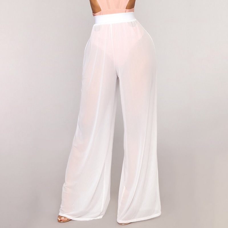 Quần vải phối lưới mỏng mặc ngoài đồ bơi gợi cảm nữ tính | BigBuy360 - bigbuy360.vn