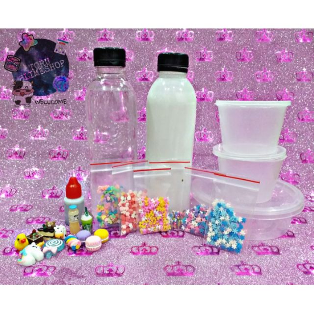 BỘ KIT GIÁ RẺ CỰC KHỦNG TỰ LÀM SLIME BASIC 1 toru_slime