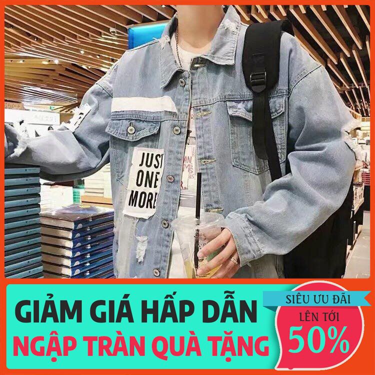 [ Sale 50% ] Áo khoác jean hàng mới về cao cấp thời trang trung niên