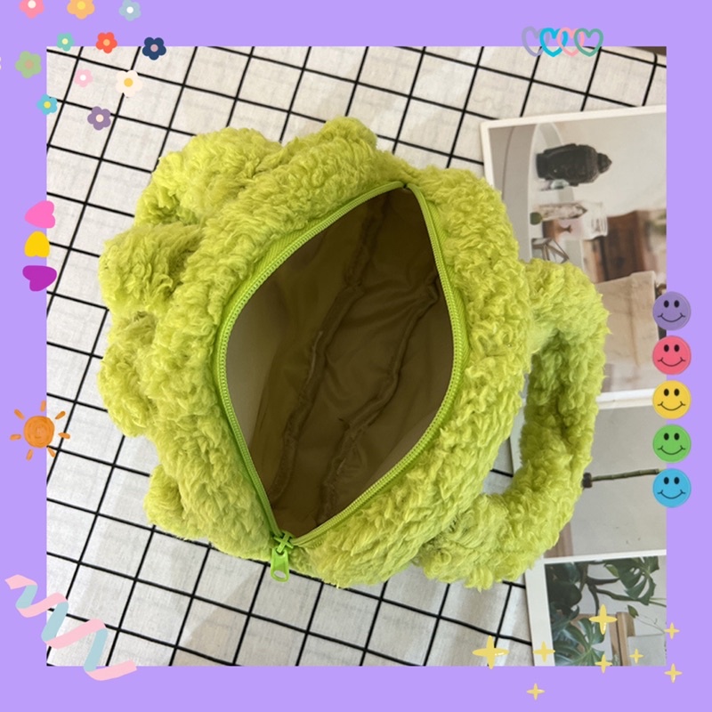 Túi xách lông quai ngắn hình Lotso,Pooh ,3 Eyes 🌸🌷🎀