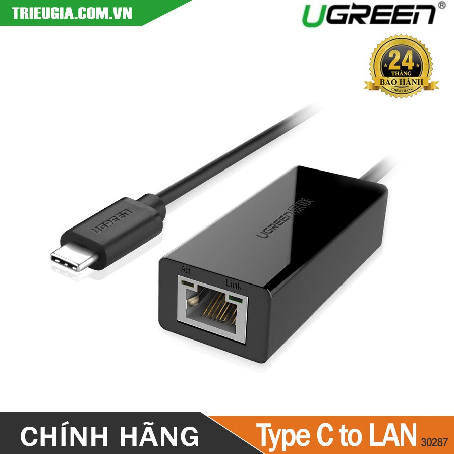 Cáp USB Type C To Lan 10/100 Mbps Ethernet Adapter Ugreen 40381