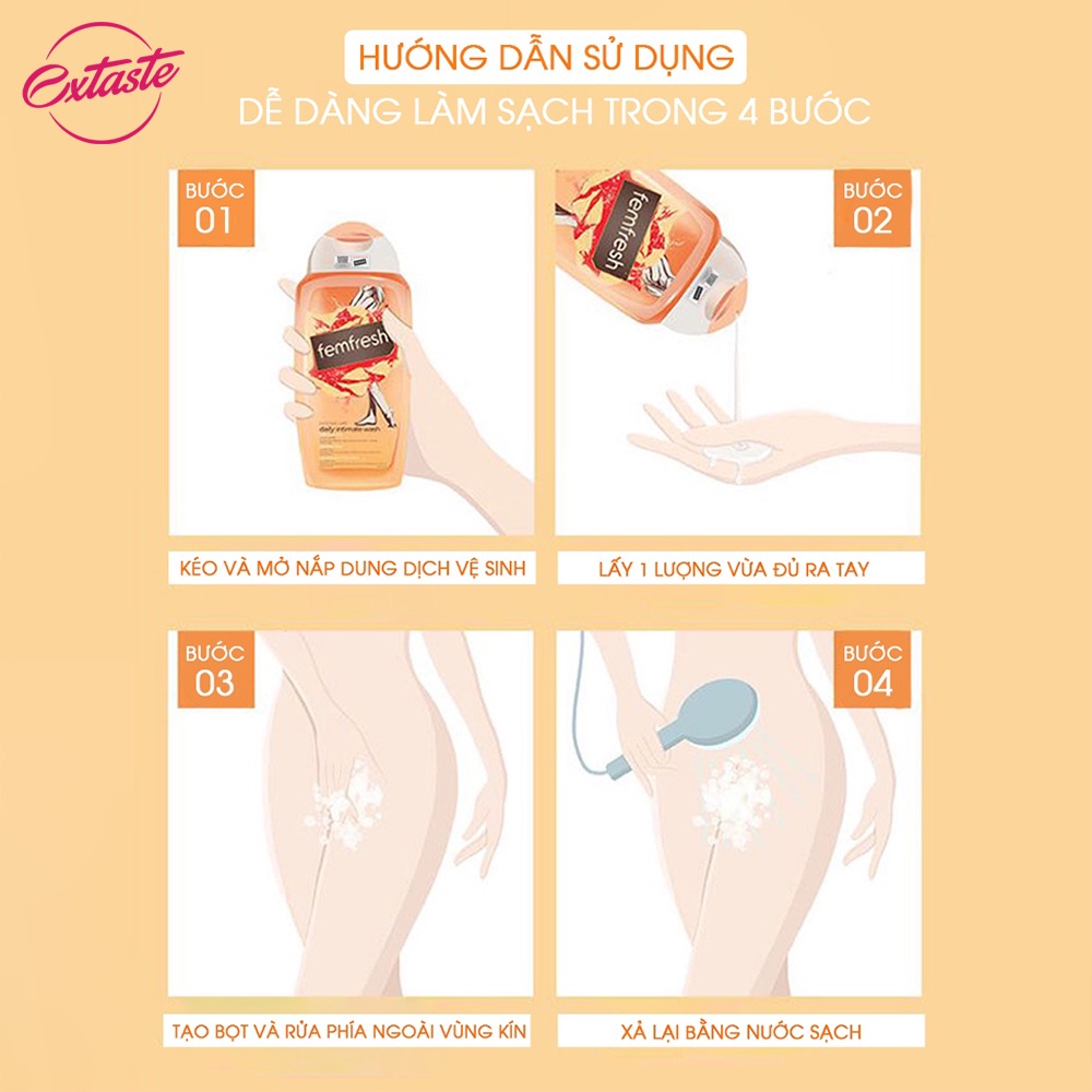 Dung dịch vệ sinh phụ nữ Femfresh Daily Intimate Wash 150/250ml cho vùng kín sạch suốt ngày dài