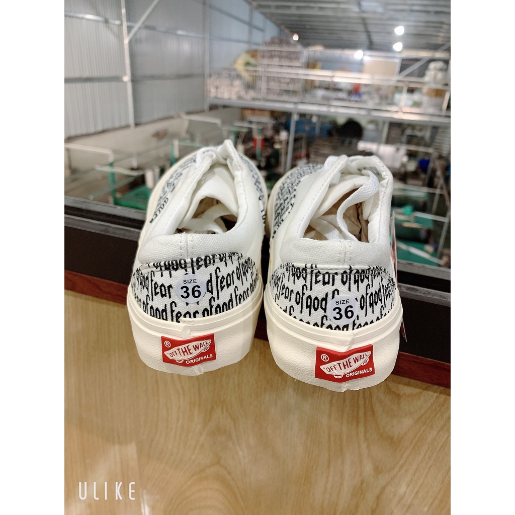 Giày thể thao nam nữ vans fog nền trắng hàng vnxk,giày snecker nam nữ full size 36-43 | BigBuy360 - bigbuy360.vn