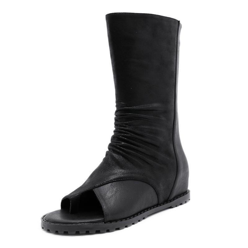 [Chính hãng KAILI] Giày boot chiến binh xỏ ngón cổ cao đế độn cao cấp chính hãng KAILI FULLBOX B16