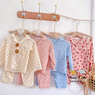 Pijama dài tay cho bé, set pijama đũi xốp cara nhiều hình cho bé trai