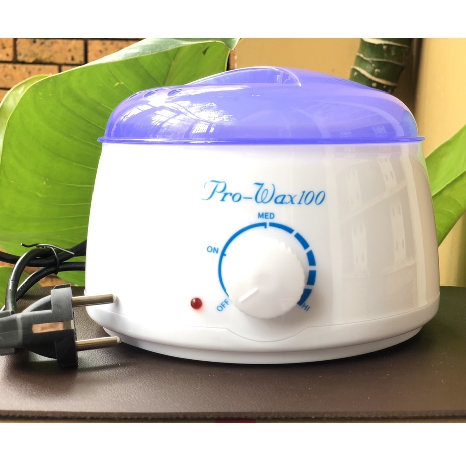 (COMBO) Máy nấu sáp nóng Prowax 100 + 100gr SÁP + 2 que gỗ lấy sáp
