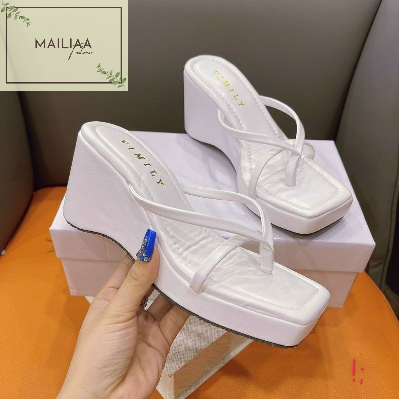 Dép nữ đế xuồng 7 phân MAILIAA quai kẹp xỏ ngón dễ thương