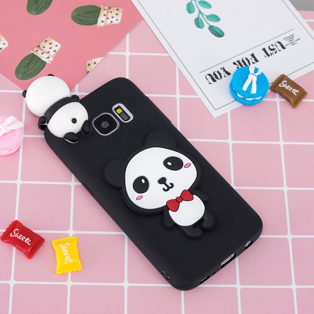 Ốp điện thoại họa tiết hoạt hình đáng yêu dễ thương từ silicon dẻo chống sốc đa năng cho Samsung S7 | BigBuy360 - bigbuy360.vn