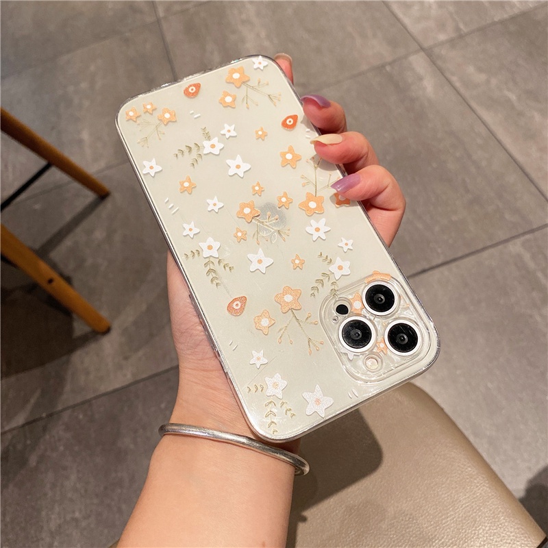 Ốp Điện Thoại TPU Dẻo Trong Suốt Họa Tiết Hoa Nhỏ Xinh Cho OPPO Reno8 Z 8Pro Reno 8 8Z 7 7Z 7Pro 6Z 6 Z Pro 5G 4G 2022