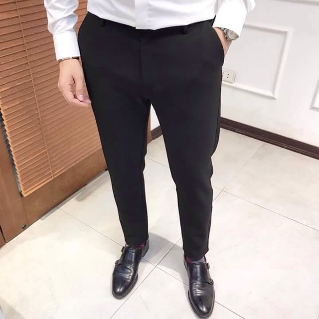 [ Quần sịn ] Quần vải nam ôm dáng ống côn loại đẹp