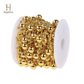 10m Dây Chuỗi Hạt Tròn Tự Làm Trang Trí Cây Thông Giáng Sinh