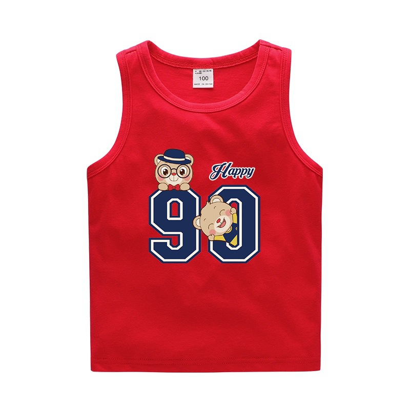 Áo ba lỗ, áo sát nách cho bé chất cotton số 90 từ 7-20 kg