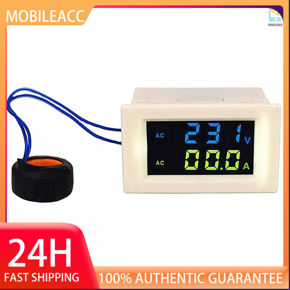 Đồng hồ kiểm tra dòng điện và điện áp màn hình LCD đo điện áp và dòng điện M D85-2042A AC80-500V
