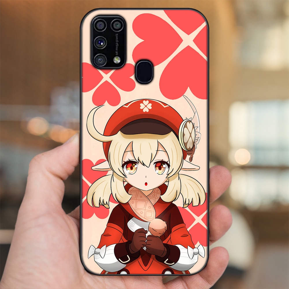 Ốp lưng Samsung M31 viền đen in hình Klee Genshin Impact