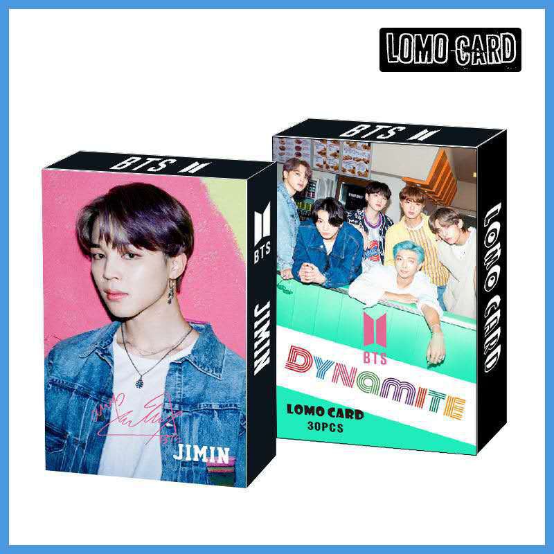 Hộp thẻ ảnh Lomo card BTS nhóm nhạc Kpop và lomo từng thành viên