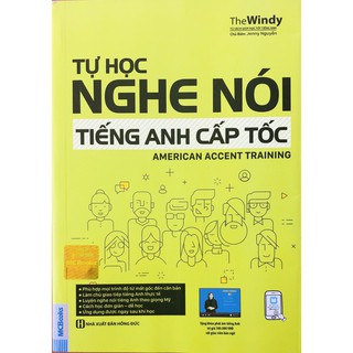 Sách - Tự Học Nghe Nói Tiếng Anh Cấp Tốc – American Accent Training + tặng kèm bút hoạt hình