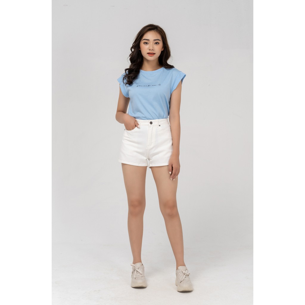 Quần short jean nữ YODY quần ngố cơ bản năng động SJN4004 | BigBuy360 - bigbuy360.vn