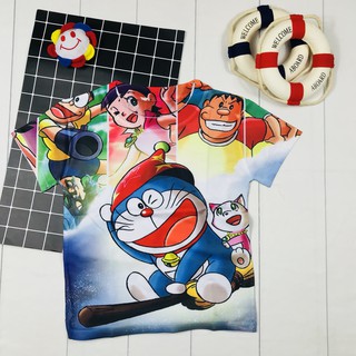 Áo thun 3D Doremon