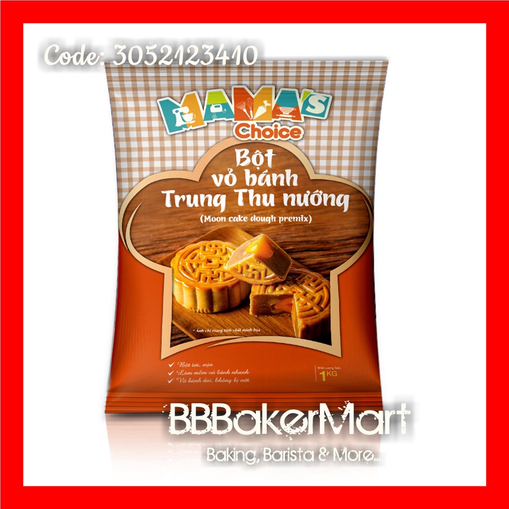 Bột trộn sẵn làm vỏ bánh trung thu nướng MAMA'S CHOICE - Gói 1kg