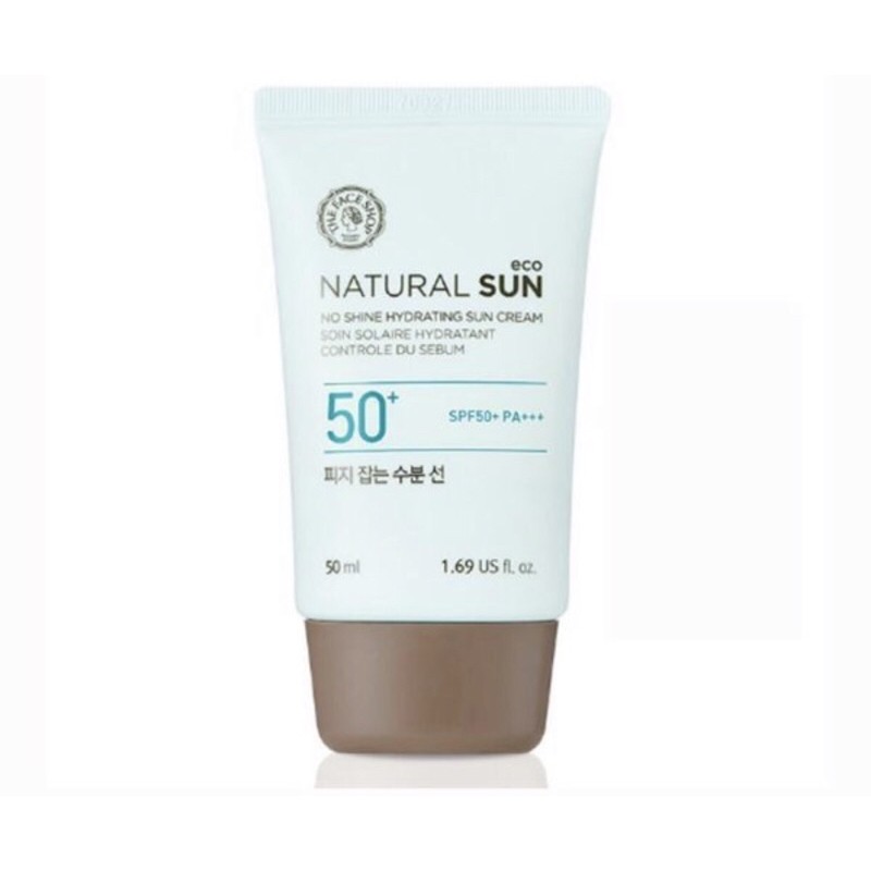 Kem Chống Nắng The Face Shop Natural Sun Eco No Shine Hydrating Sun Cream SPF50PA+++ 31500207 (50ml)