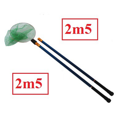 Vợt cá siêu bền, nhẹ 2m5 - Dài 2m5