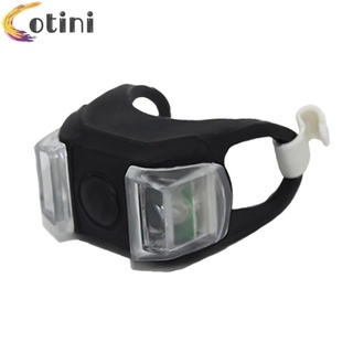 Bộ 10 đèn led nhấp nháy gắn đuôi xe đạp đen