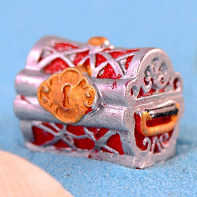 Mô hình hộp kho báu dùng trang trí bể cá