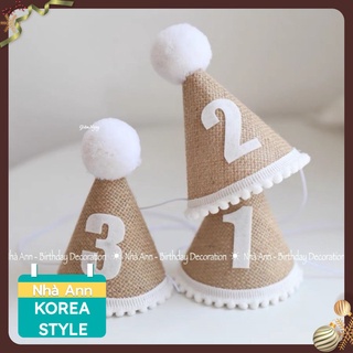 MŨ CÓI SINH NHẬT PHONG CÁCH HÀN QUỐC - NHÀ ANN