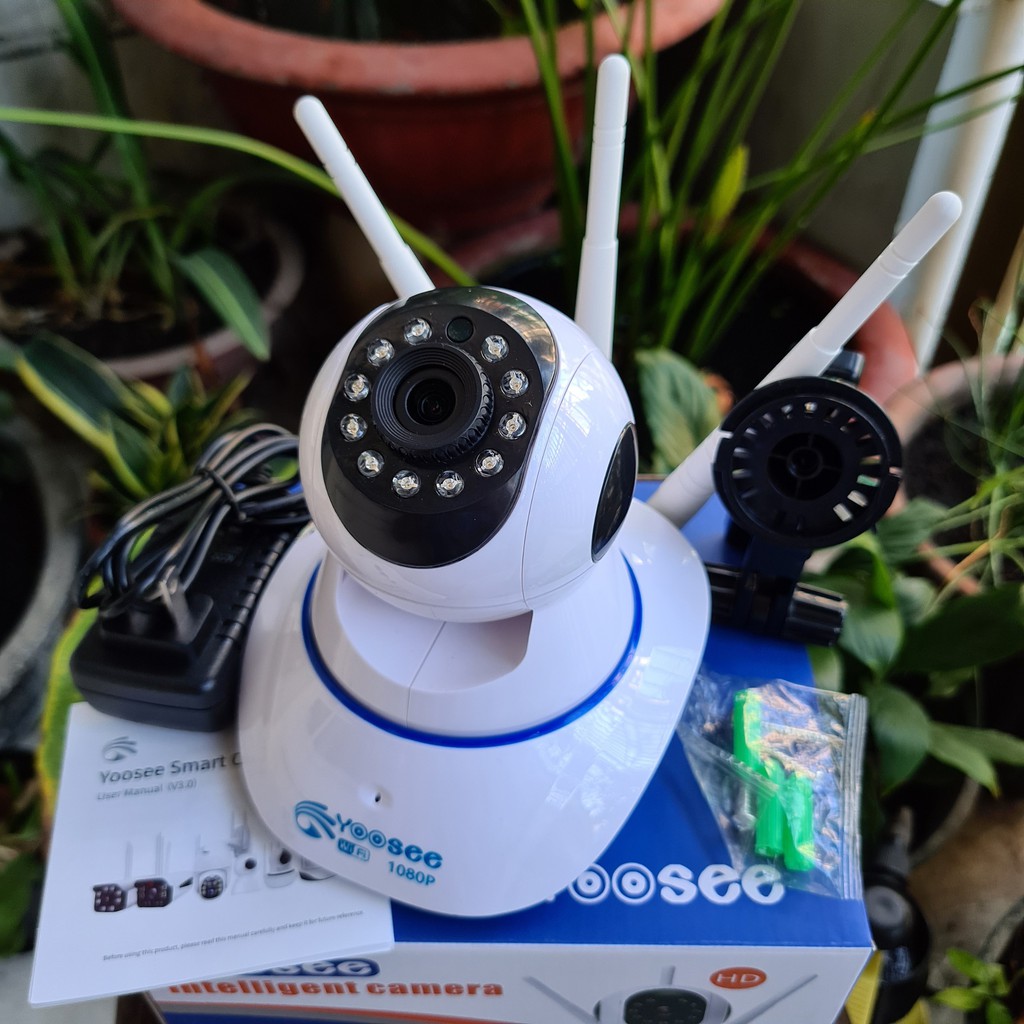 CAMERA YOOSEE 3 RÂU 2.0Mps - HD1080 KÈM THẺ NHỚ MIXIE/YOOSEE 32G - XOAY 360 ĐỘ - HÌNH ẢNH SẮC NÉT | BigBuy360 - bigbuy360.vn
