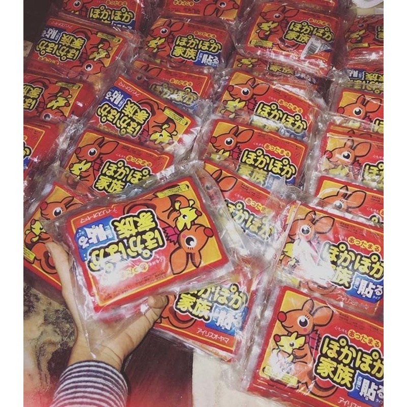 Combo 10 Miếng Dán Giữ Nhiệt Hình Chuột Túi Siêu Ấm