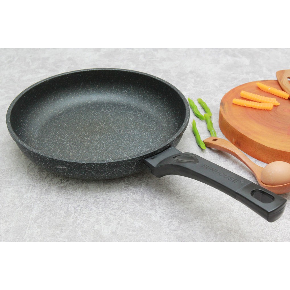 Chảo Đá Chống Dính KHÔNG TỪ SUNHOUSE Size 18-30cm SBD18 - SBD30